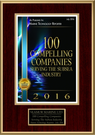 SEAMOR awarded Marine Technology Reporter 100 Compelling Companies