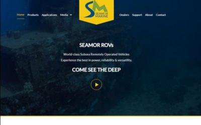 SEAMOR Marine launches new website and updated branding